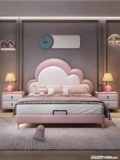 佛山大厂货，高质量仿真皮，实木床边，高密度海绵，带实木床板，全新包装，特价处理 - 淮安28生活网 ha.28life.com